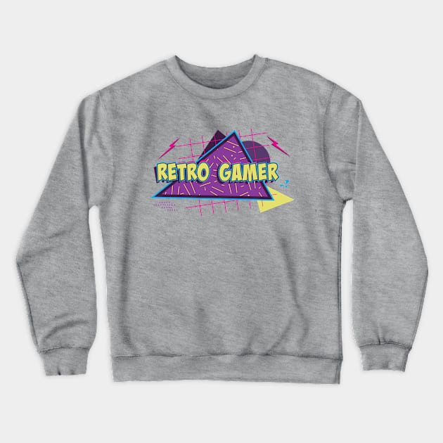 Retro Gamer Crewneck Sweatshirt by SquatchVader